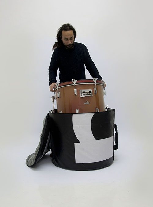 Handcrafted Drum Set Bag made by www.crearebags.com
