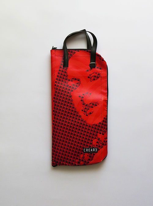 handcrafted drumsticks bag made by www.crearebags.com