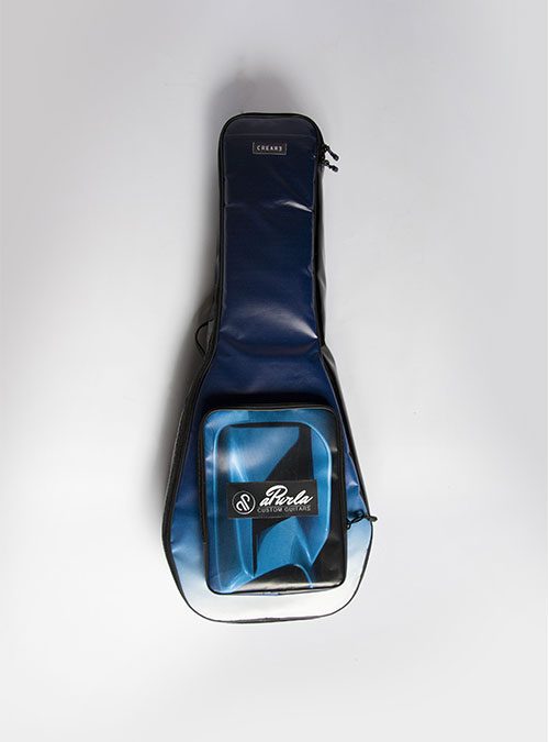 eco custom made guitar bag made by www.crearebags.com
